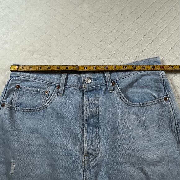 Levi 501 Skinny XX 31x30 light distressing - button fly - excellent condition - Picture 4 of 9